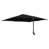 Parasol de Jardin Murale Noir 247 cm 