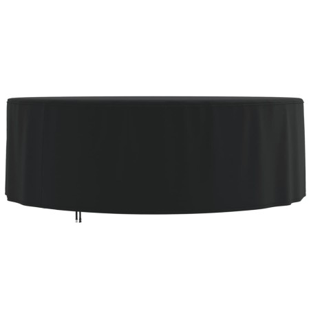 Housse de salon de jardin rond noir Ø 244x71 cm oxford 420D 