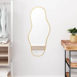 Miroir mural Doré 90x40 cm 
