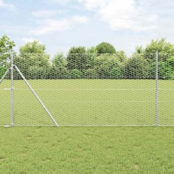 Clôture Hexagonale 1,4x10 m en Acier Galvanisé 