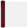 Clôture en fil soudé rouge 1,5 x 25 m en acier 