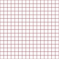 Clôture en fil soudé rouge 1,5 x 25 m en acier 