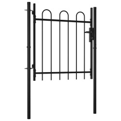 Portail simple avec haut arrondi 100 x 75 cm 