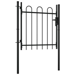 Portail simple avec haut arrondi 100 x 75 cm 
