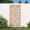 Décoration murale jardin 105x55cm acier corten design mauresque 