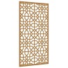 Décoration murale jardin 105x55cm acier corten design mauresque 