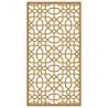 Décoration murale jardin 105x55cm acier corten design mauresque 