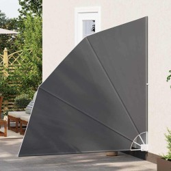 Écran de confidentialité pour balcon Noir 210 x 210 cm tissu 