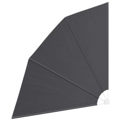 Écran de confidentialité pour balcon Noir 210 x 210 cm tissu 