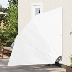 Écran de confidentialité pour balcon Blanc 210 x 210 cm tissu 