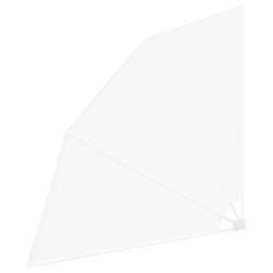 Écran de confidentialité pour balcon Blanc 210 x 210 cm tissu 