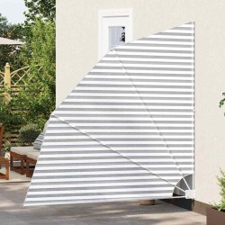 Écran de confidentialité pour balcon Anthracite et blanc 