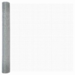 Kit de poteaux de clôture Set de 2 Acier galvanisé 10 x 1 m 