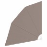 Écran de confidentialité pour balcon Taupe 210 x 210 cm tissu 