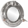 Miroir en forme de hublot mural Ø23 cm aluminium et verre 