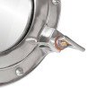 Miroir en forme de hublot mural Ø23 cm aluminium et verre 