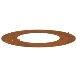 Bac à fleurs en acier corten Acier corten Moyen 