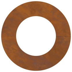 Bac à fleurs en acier corten Acier corten Moyen 