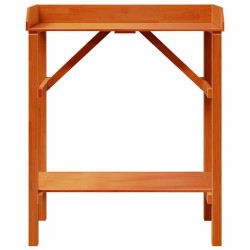 Table de jardin 75x40x90 cm en bois massif de pin 