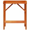 Table de jardin 75x40x90 cm en bois massif de pin 