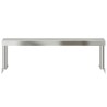 Étagère de table de travail 110x30x35 cm inox 