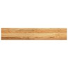 Appuis de fenêtre 2 pcs marron clair bois de chêne massif 