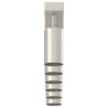 Projecteur de Plafond 6 Voies Ajustable GU10 en Nickel Brossé 