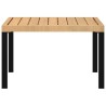 Table basse de jardin noir 65x65x40 cm aluminium 