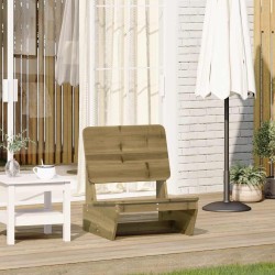 Chaise de jardin 60x64x70,5 cm bois de pin imprégné 