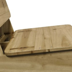 Chaise de jardin 60x64x70,5 cm bois de pin imprégné 