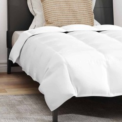 Couette 2 pcs Blanc 135 x 200 cm Bas 