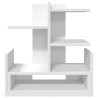 Organisateur de bureau blanc 49x20x52,5 cm bois d'ingénierie 