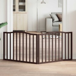 Barrière pour chien pliable 2 panneaux 160 cm bois de peuplier 