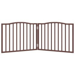 Barrière pour chien pliable 2 panneaux 160 cm bois de peuplier 