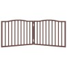 Barrière pour chien pliable 2 panneaux 160 cm bois de peuplier 