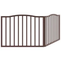 Barrière pour chien pliable 2 panneaux 160 cm bois de peuplier 