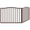 Barrière pour chien pliable 2 panneaux 160 cm bois de peuplier 