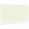 Tissu de remplacement de store pour cadre 4x2 m Crème 