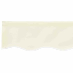 Tissu de remplacement de store pour cadre 4x2 m Crème 