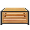 Table de jardin 68x68x30 cm bois massif d'acacia 