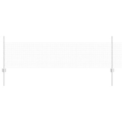 Set de clôture de jardin Ensemble de 2 Acier galvanisé 25 x 0,5 m 
