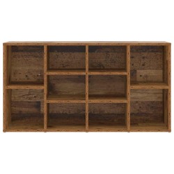Banc à chaussures Vieux bois 103 x 30 x 55 cm Bois d'ingénierie 