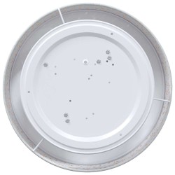 Plafonnier avec abat-jour étoilé Gris Ø 38 cm Tissu E27 