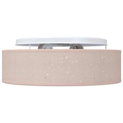 Luminaires de plafond avec abat-jour étoilé Taupe Ø 38 cm Tissu E27 