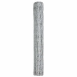 Clôture hexagonale Argent 10000 x 0.05 x 100 cm Acier galvanisé 