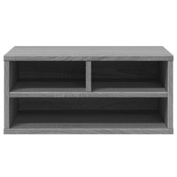 Support d'imprimante sonoma gris 49x40x22,5cm bois d'ingénierie 