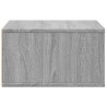 Support d'imprimante sonoma gris 49x40x22,5cm bois d'ingénierie 