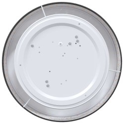 Lampes de plafond avec abat-jour étoilé Noir Ø 38 cm Tissu E27 