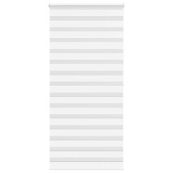 Store zèbre blanc 95x200 cm largeur du tissu 90,9 cm polyester 