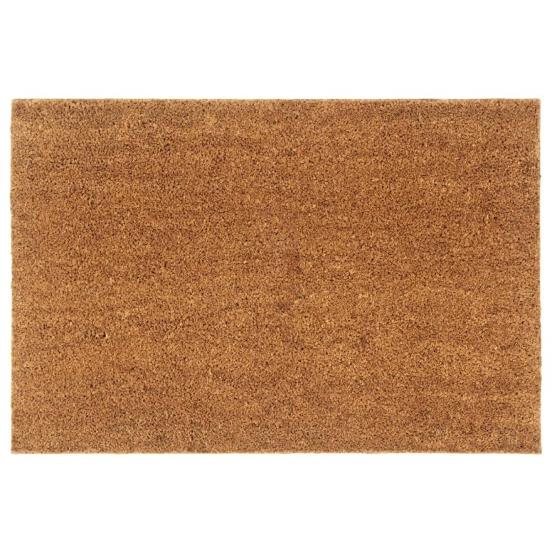 Tapis de porte naturel 60x90 cm fibre de coco touffeté 